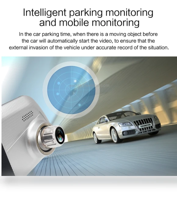 Touch Screen Rear View Mirror Car Recorder — Rearview Video Systems