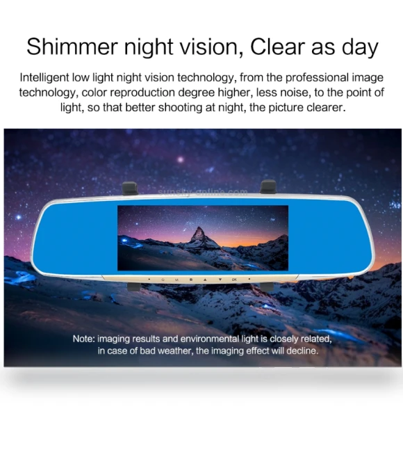 Touch Screen Rear View Mirror Car Recorder — Rearview Video Systems