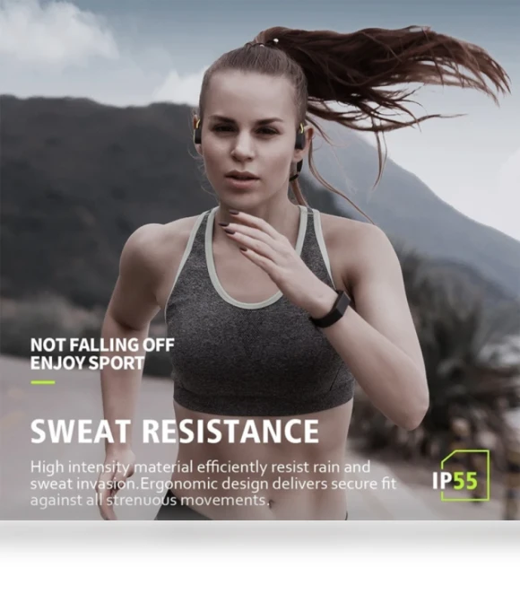 Bluetooth Bone Conduction Headphones — Over-Ear Headphones