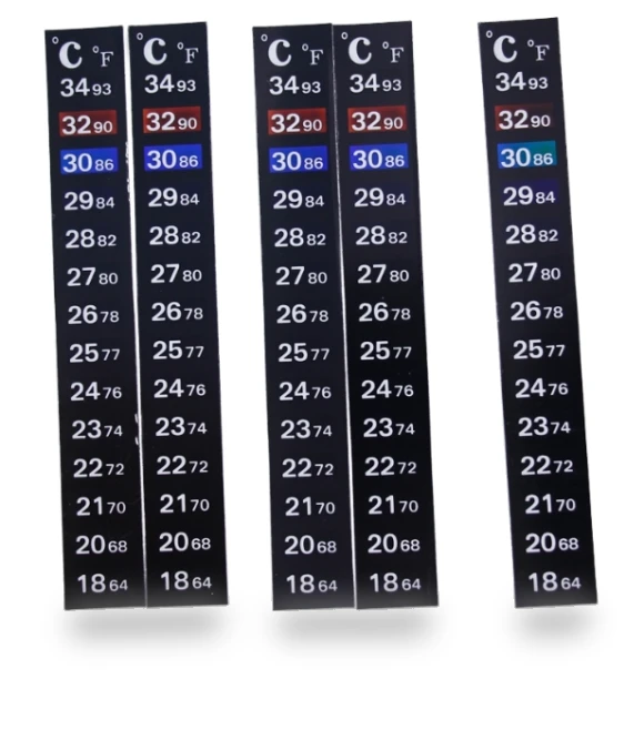 Digital Aquarium Fish Tank Refrigerator Thermometer Sticker — Thermometers