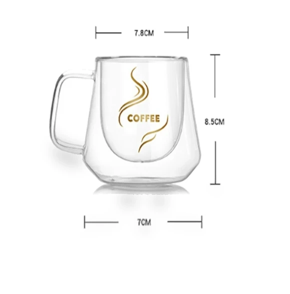 Double-layer Insulated Office Cup — Travel Drinkware