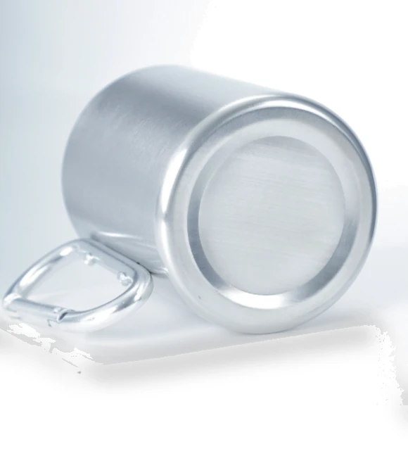 Double-layered mug with carabiner — Travel Mugs