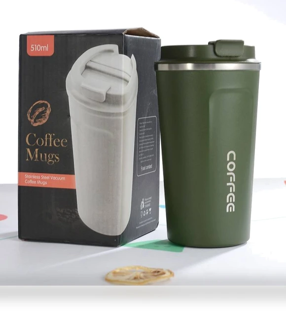 Double Stainless Steel Coffee Mug — Travel Mugs & Tumblers
