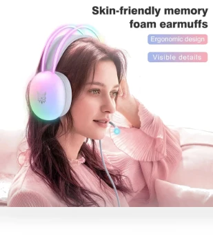 Gaming Headset with RGB Lights — Headsets, ONIKUMA