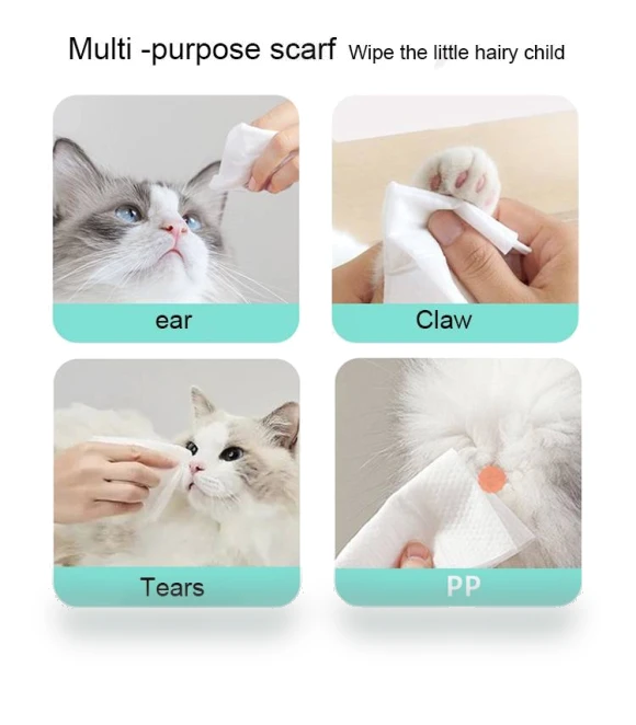 Pet Cleaning Wet Wipes — Grooming Wipes, Naive Baby