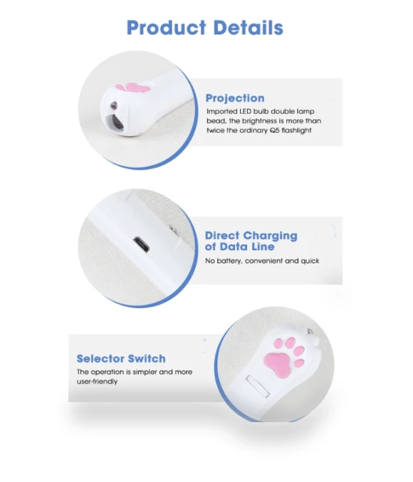 Rechargeable Projector Cat Toy Laser — Cat Playthings