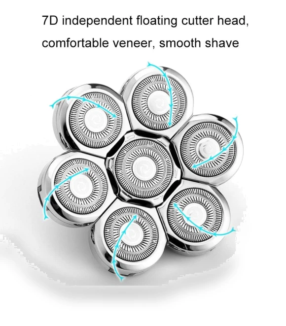 Replaceable Washable Double-Ring Foil and Floating Cutter Head — Replacement Heads