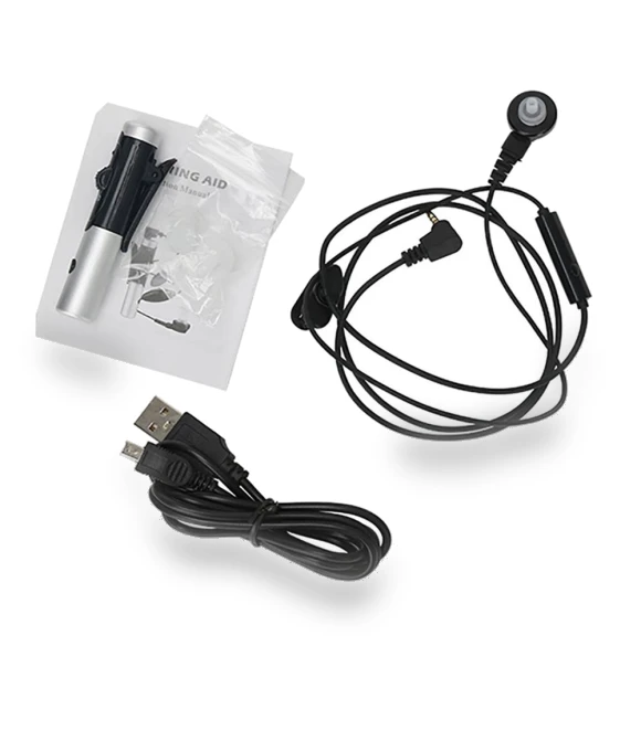 USB Rechargeable Hearing Aid with Adjustable Pitch Sound Amplifier — Hearing Amplifiers