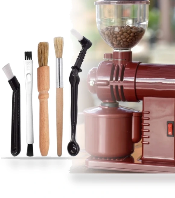 4 Piece Coffee Machine Cleaning Brush Set — Brushes