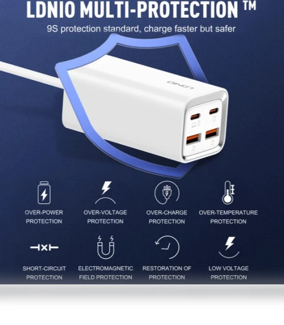 4-Port USB PD Charger — Chargers, LDNIO