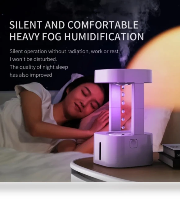 Anti-Gravity Humidifier Droplet Reversing Fogging Aromatherapy Diffuser — Air Moisturizers