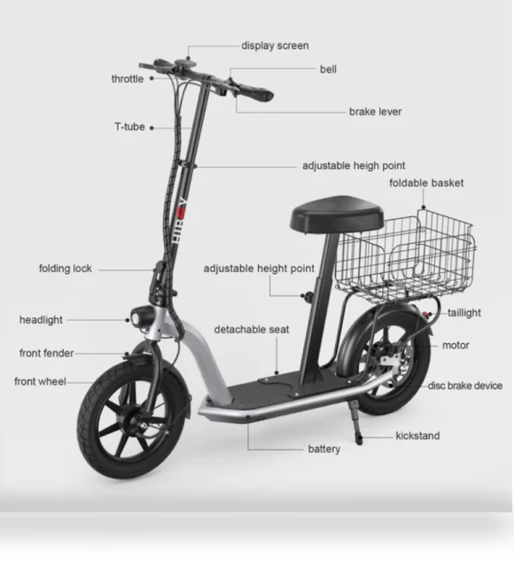 Eco Friendly Fat Tire Electric Scooter — Electric Self-Balancing Scooters, Hiboy