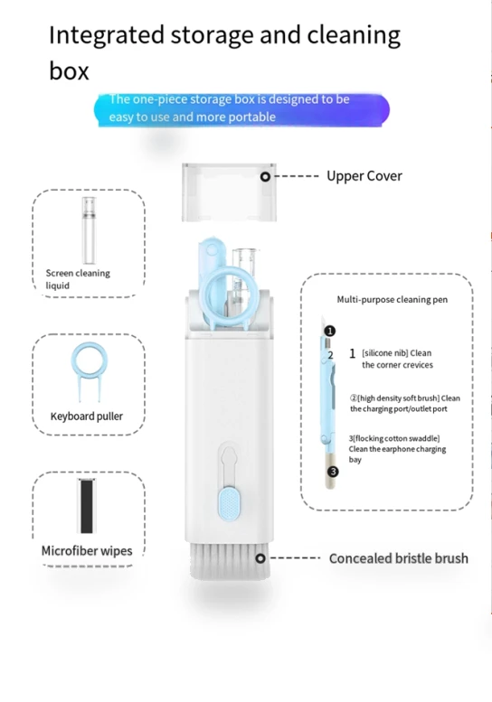 Keyboard Cleaning Brush — Compressed Air, XUNDI