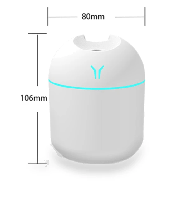 Mini Desktop Colorful Night Light Car Humidifier — Air Moisturizers