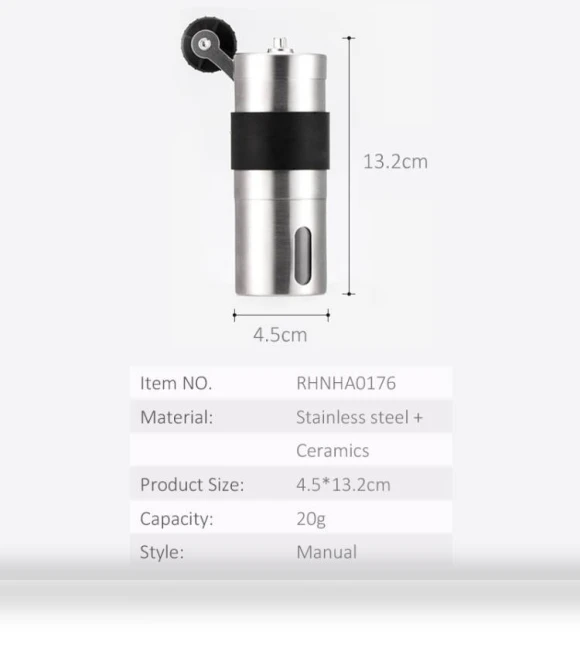 Mini Manual Stainless Steel Coffee Grinder — Hand Coffee Grinders