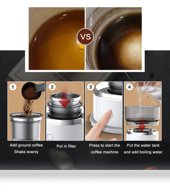 Mini Portable Drip Coffee Machine — Brewing Excellence