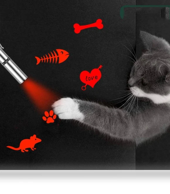 Rechargeable Projection Cat Flashlight — Flashlights