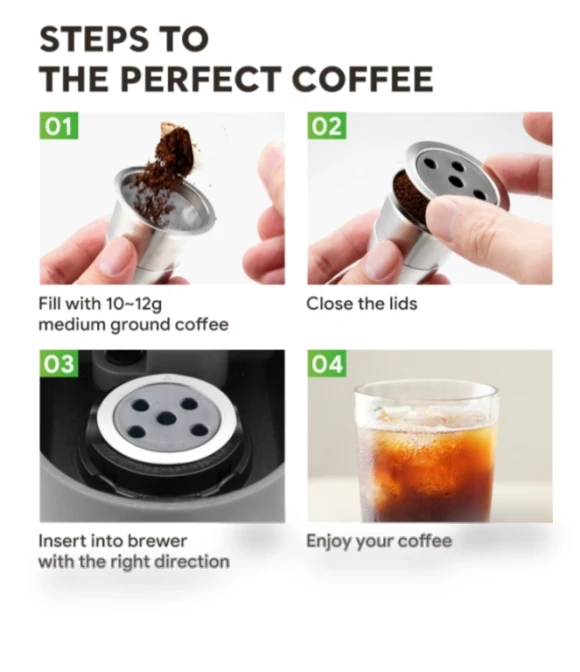 Reusable Stainless Steel Filter Cup — Reusable