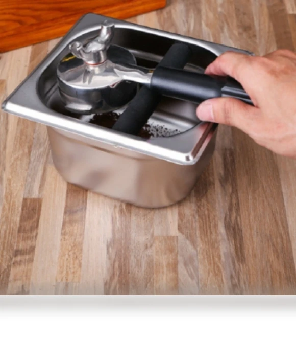 Stainless Steel Coffee Grounds Bucket — Coffee Scoops