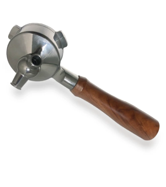 Stainless steel coffee machine with bottom handle — Brewing Excellence