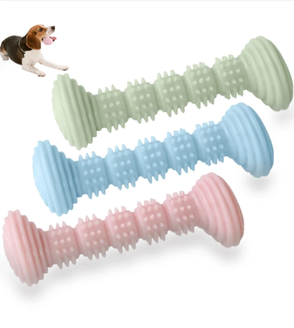 Teething Toys Chewing Gnawing Dog Toothbrush — Toothbrushes