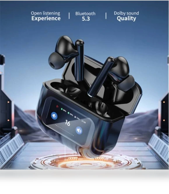 TWS Bluetooth Earphone with LED Touch Screen — In-Ear Headphones