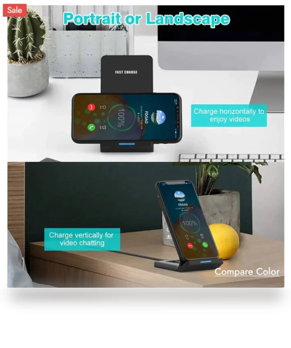 Wireless Charger Stand — Chargers