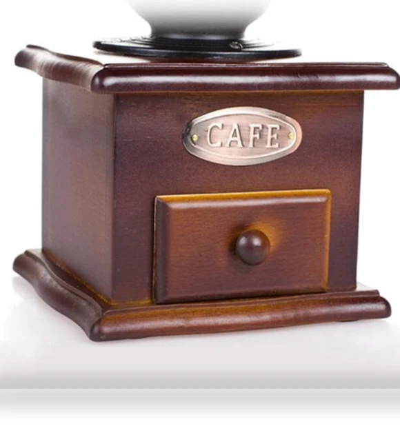 Antique Cast Iron Hand Crank Coffee Grinder — Hand Coffee Grinders