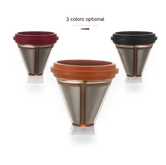 Cone Shaped Pour Over Coffee Dripper — Manual Brew Coffee Makers