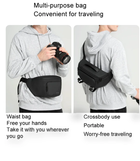 Large Multifunctional Camera Belt Bag — Camera Bags & Accessories, Cwatcun
