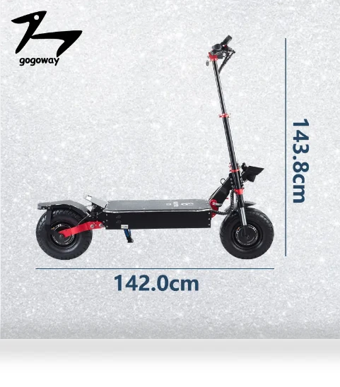 Powerful 13 Inch Fat Tire Electric Scooter — Electric Self-Balancing Scooters, Quickwheel