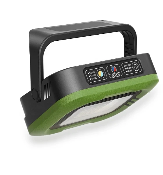 Rechargeable Solar Lantern with Powerful Work Light — Outdoor Lanterns