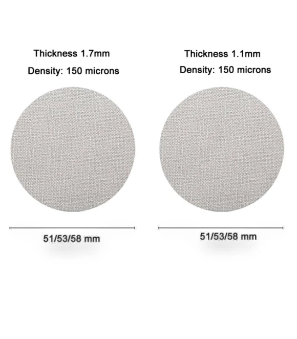Sintered Sheet Coffee Splash Filter — Reusable