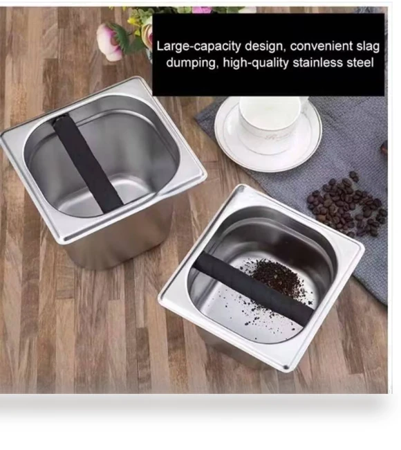 Stainless steel coffee grounds barrel — Coffee Pod Holders