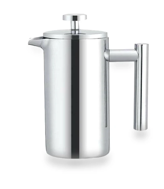 Stainless Steel French Press Coffee Pot and Tea Kettle — Kettles & Tea Machines