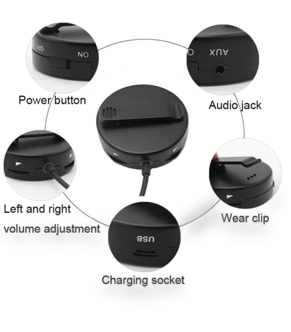 Wired Headset with Bone Conduction Technology — Headsets