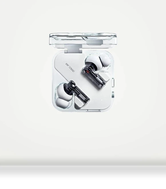 Wireless Earbuds with Active Noise Cancellation — In-Ear Headphones, Nothing