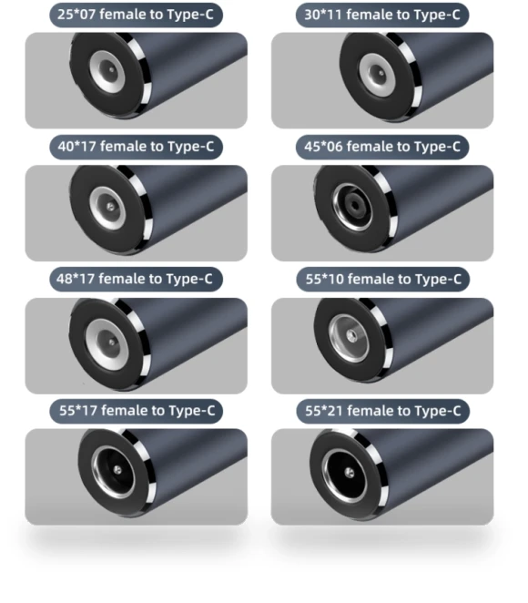Big Square Female to USB-C / Type-C Male 100W Computer Charging Adapter Connector — Chargers & Adapters, Lenovo