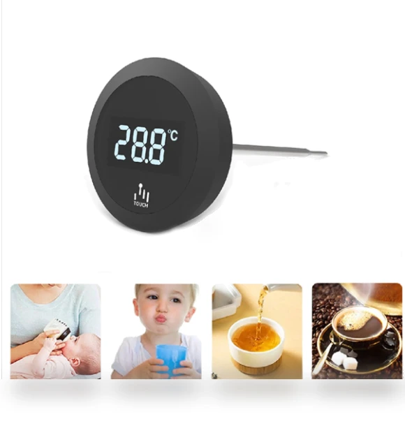 Electronic Touch Screen Digital Display Household Food Thermometer — Instant-Read
