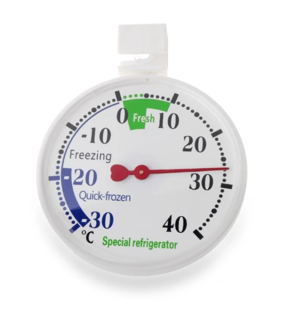 Hanging refrigerator freezer thermometer — Refrigerator