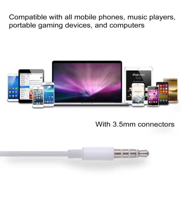 Wired Headphones Earbuds with Wired Control & Mic — In-Ear Headphones