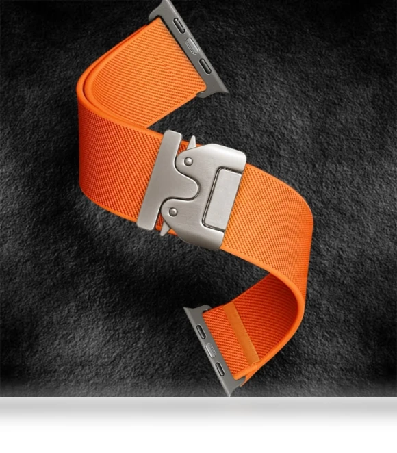 Parachute Buckle Elastic Nylon Watch Band — Watch Straps & Bands