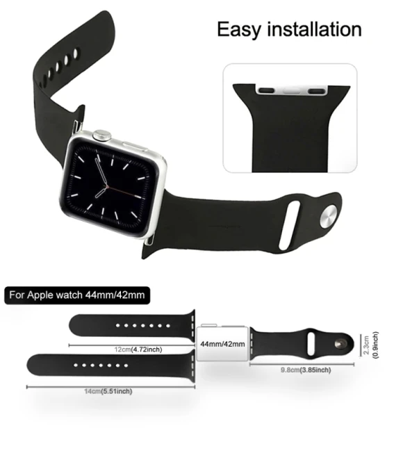 Rubber Watch Band with Pin Buckle — Bands