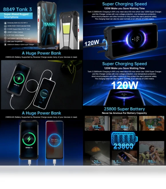 Smartphone with Laser Rangefinder and Night Vision — Mobile Devices & Accessories, Unihertz