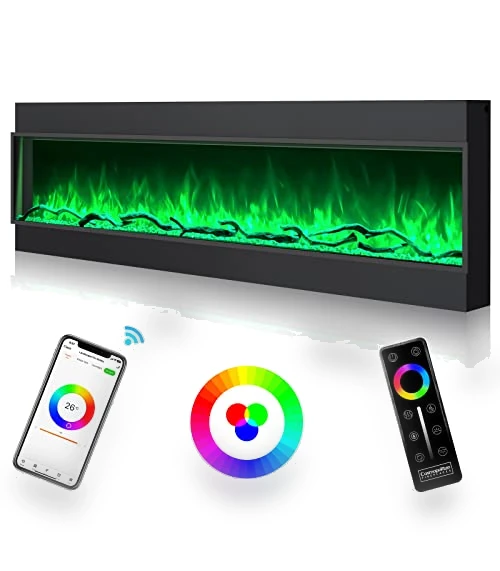 Built-in Electric Fireplace — Electric Heating Solutions, Cosmopolitan Fireplaces