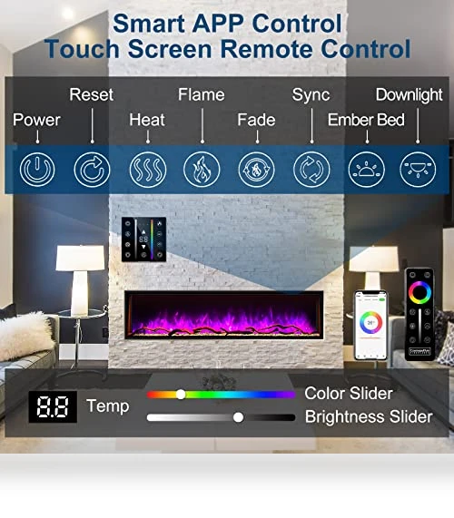 Built-in Electric Fireplace — Electric Heating Solutions, Cosmopolitan Fireplaces