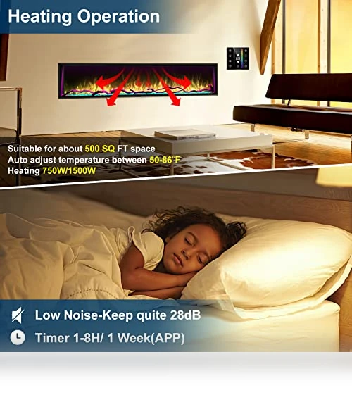 Built-in Electric Fireplace — Electric Heating Solutions, Cosmopolitan Fireplaces