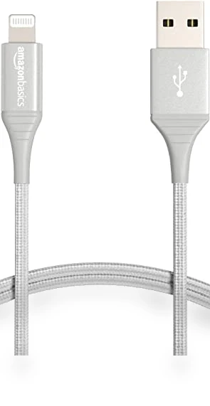 USB-A to Lightning Charger Cable — Chargers & Cables, Amazon Basics