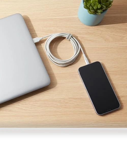 USB-A to Lightning Charger Cable — Chargers & Cables, Amazon Basics