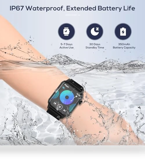1.83" HD Smartwatch with 120 Sports Modes — Smartwatches, TRAUSI